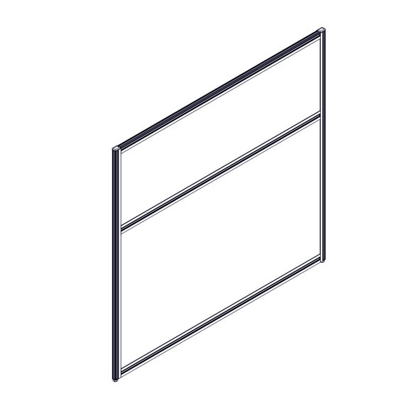 Секция комбинированной перегородки RP115SL120 Bravo grey/Серый 1200х22х1115 во Владикавказе 