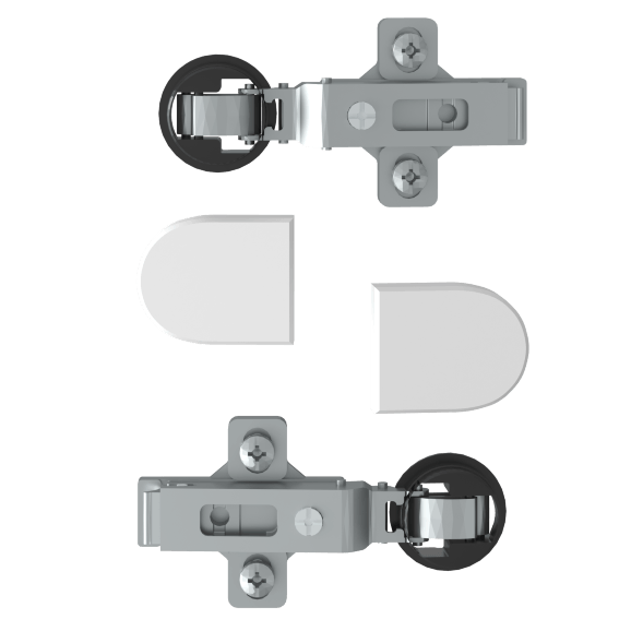 Комплект петель с заглушками для стеклянных дверей ESH-2 EDIS во Владикавказе 