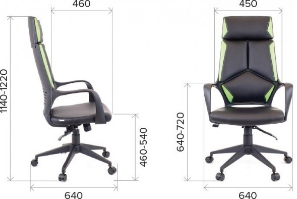 Кресло Everprof Trio Black TM ткань 