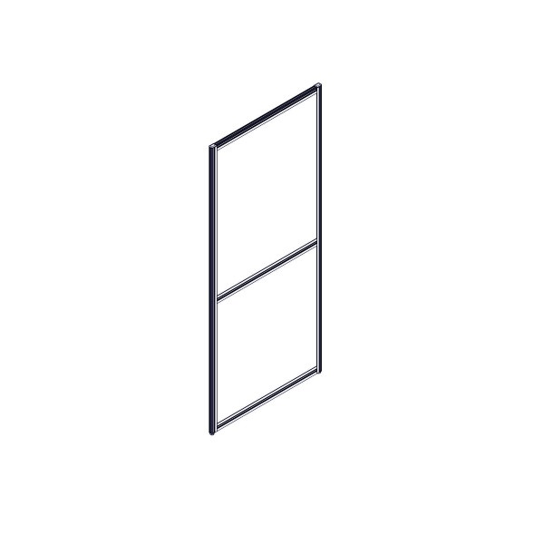 Секция комбинированной перегородки RP160SL70 Bravo grey/Серый 700х22х1600 во Владикавказе 