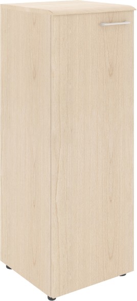 Шкаф колонка с глухой средней дверью и топом WMC 42.1 Бук Тиара 432х432х1184 WAVE