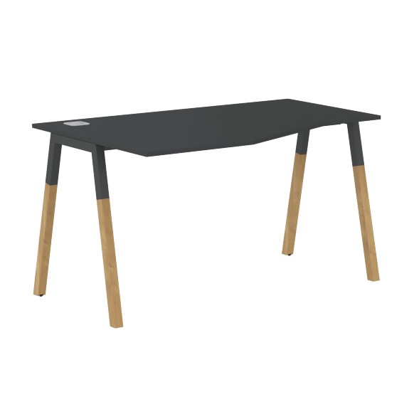 Стол FCT 1367(L) Белый Премиум/Белый-Бук 1380х900(670)х733 FORTA во Владикавказе 