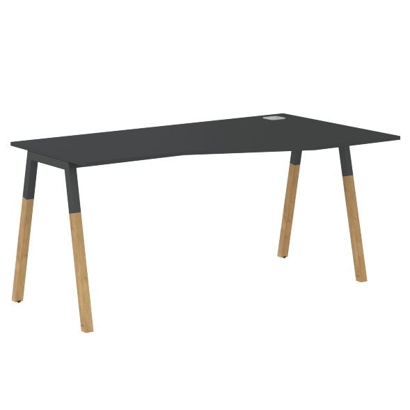 Стол FCT 1567(R) Белый Премиум/Белый-Бук 1580х900(670)х733 FORTA во Владикавказе 