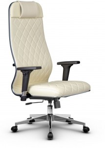 Кресло офисное Metta L NewLeather  (хром пр. сеч.)