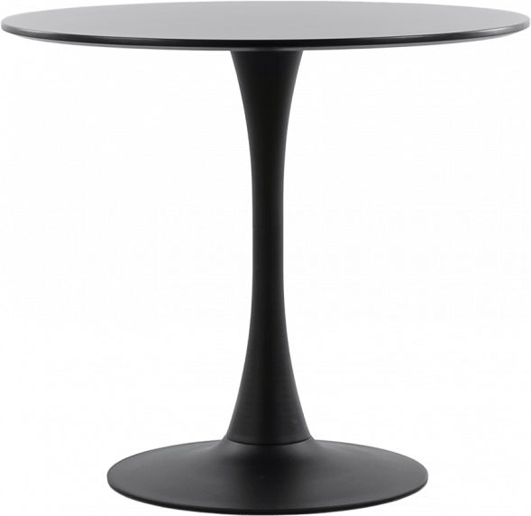 Стол Tulip style черный, d-80 см