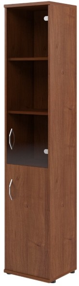 Шкаф колонка комбинированная СУ-1.2(R) Орех Французcкий 406*365*1975