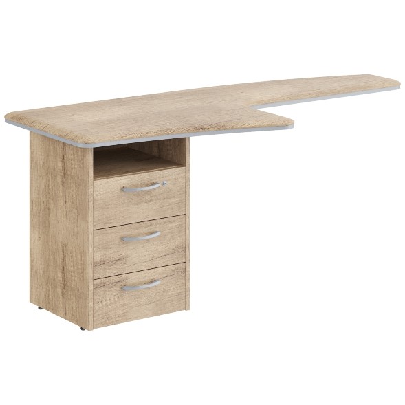 Брифинг-приставка с тумбой DB 1880.A(L) 1800х800х750 DIONI во Владикавказе 