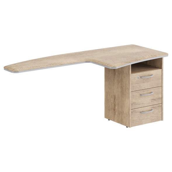 Брифинг-приставка с тумбой DB 1880.A(R) 1800х800х750 DIONI во Владикавказе 