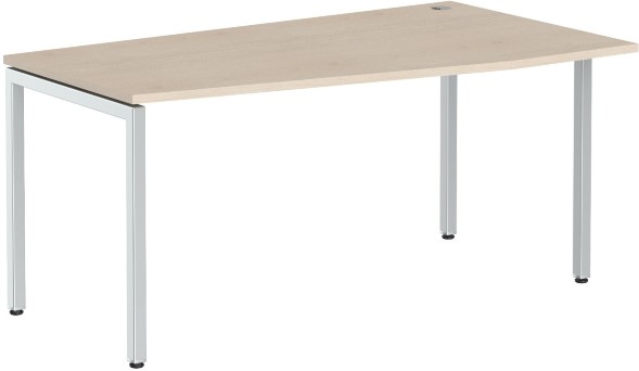 Стол эргономичный XSCT 169(R) Бук Тиара/Алюминий 1600х900х750 во Владикавказе 