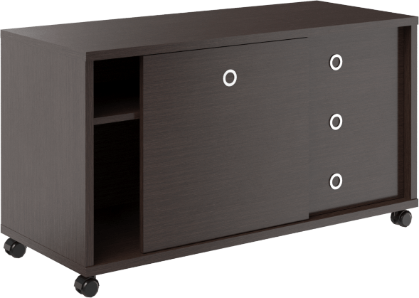 Тумба мобильная с дверью купе B 202.2 Венге Магия 1200х500х650