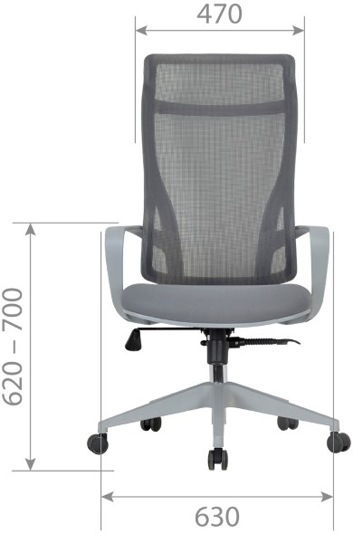 Кресло руководителя CHAIRMAN CH 577 серый во Владикавказе 